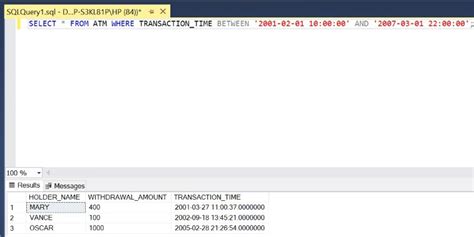 sql date range between two dates.